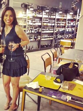 Black Tiered Halter Mini Dress